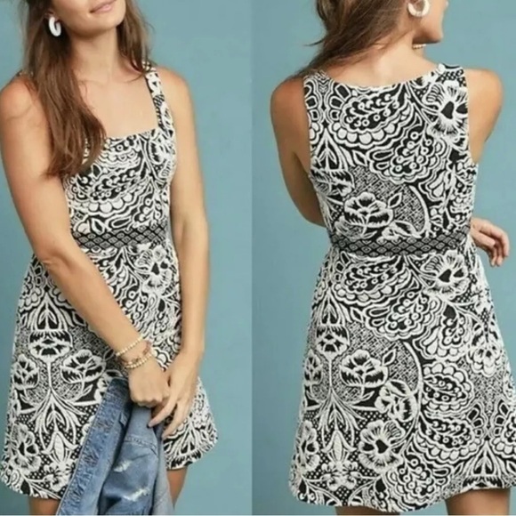 Anthropologie Dresses & Skirts - Beautiful black and white Anthropologie dress